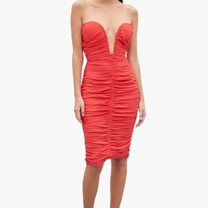 Atoir Strapless Discover Dress in Fiesta